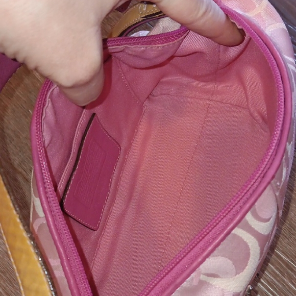 *Upcycled* Authentic Coach Ladybug Y2k Pink Handbag 🐞 - Picture 13 of 15